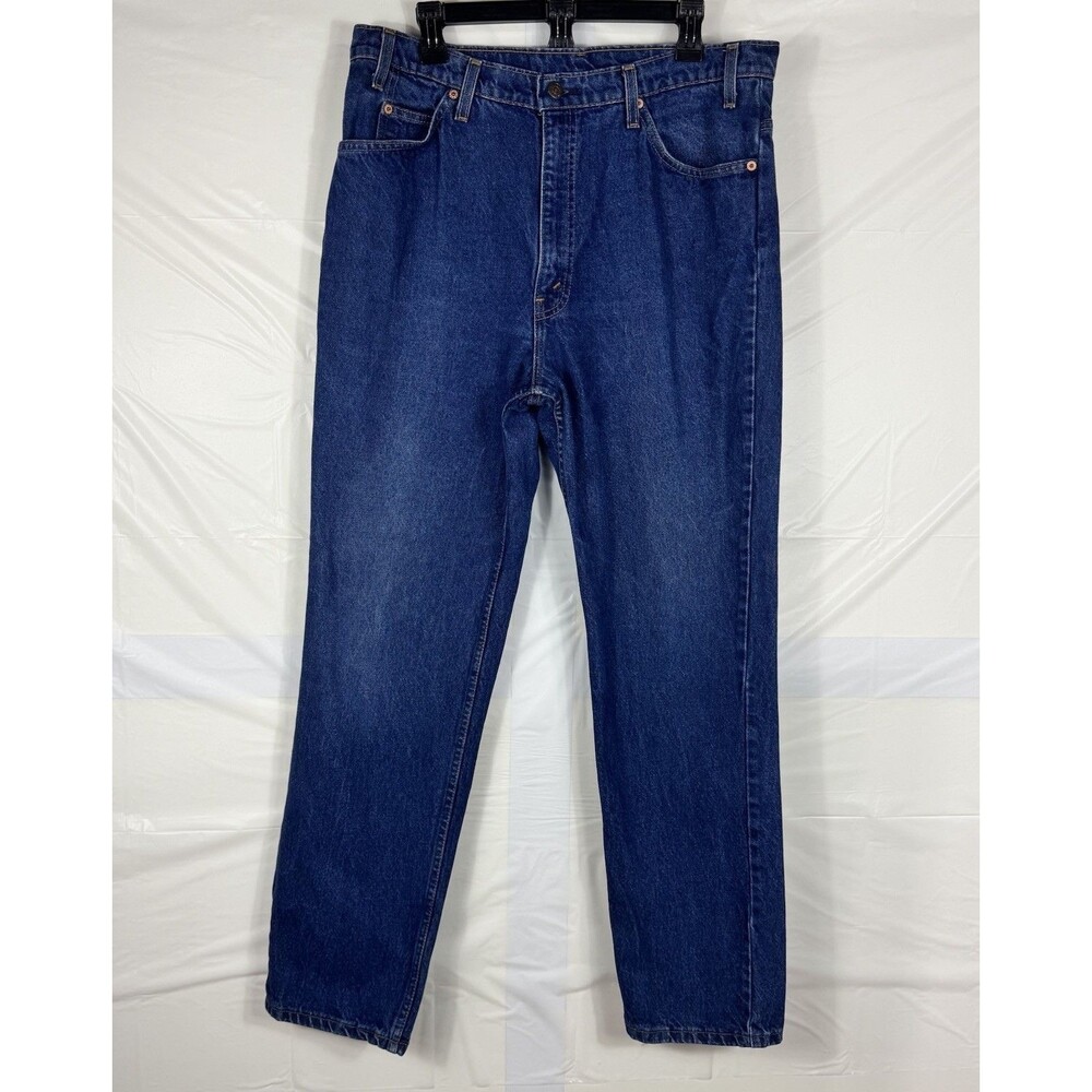 Vintage 90s Orange Tab Levi’s 509 Jeans 38x32 USA Blank Tag Straight Leg